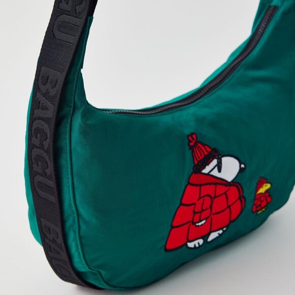 Baggu x Peanuts NWT Crescent Bag Medium - Snoopy & Woodstock - Picture 6 of 12